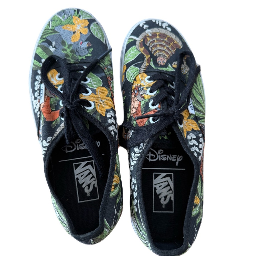 Vans Disney Floral Black Sneakers